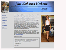 Tablet Screenshot of julia-katharina-herbertz.de